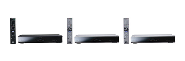 画像：デジタルハイビジョンチューナー内蔵HDD搭載DVDレコーダー“スゴ録”　『 RDZ-D900A 』 『 RDZ-D800 』 『 RDZ-D700 』 （左から）