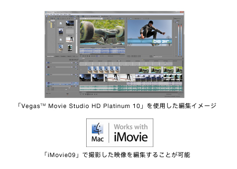 uVegas(TM) Movie Studio HD Platinum 10vgpҏWC[W^uiMovie09vŎBefҏW邱Ƃ\