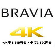 BRAVIA 4K *3,840f~2,160f