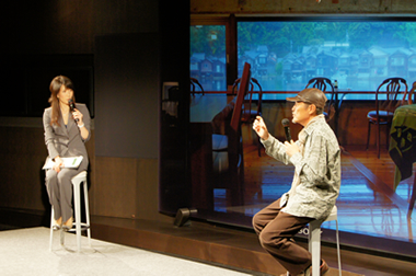 写真家小澤忠恭氏トークショーの様子