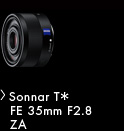 Sonnar T FE 35mm F2.8 ZA