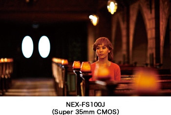 NEX-FS100JiSuper 35mm CMOSj