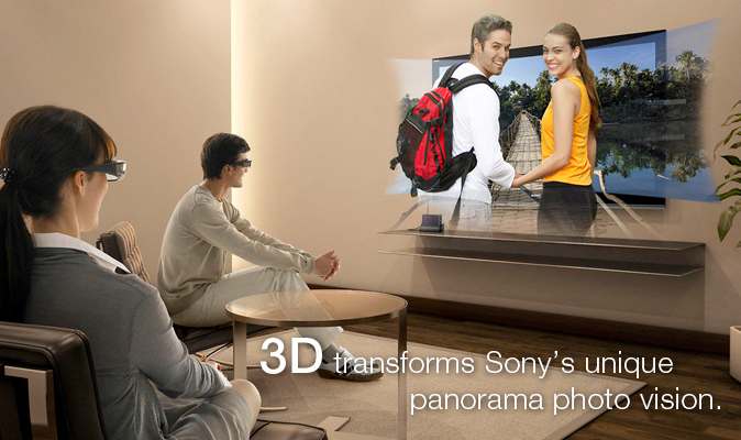 3D transforms Sony’s unique panorama photo vision.