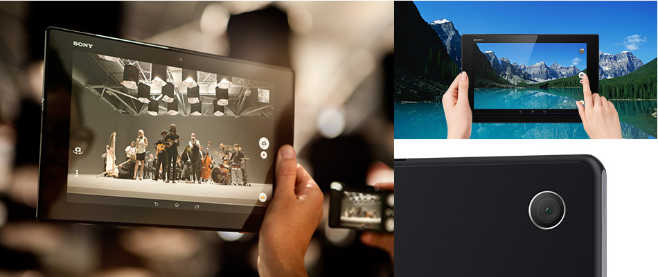 Xperia（TM） Z2 Tablet 特長 : カメラ性能 | Xperia(TM) Tablet | ソニー