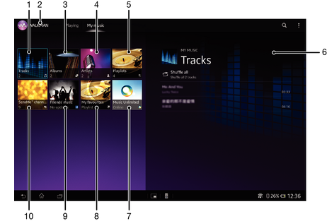 Music portal in Sony Devices