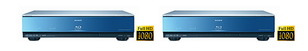 画像：デジタルハイビジョンチューナー内蔵HDD搭載ブルーレイディスクレコーダー『BDZ-V9』（左）『BDZ-V7』(右)