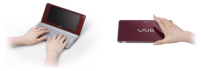 ポケットにも収まる小さな本体 “ポケットスタイルPC”VAIO「type P ...