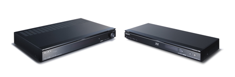 ホームシアターシステム『HT-SF360』のアンプ部（左）とブルーレイディスクプレーヤー『BDP-S360』（右）
