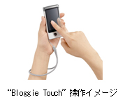 “Bloggie Touch”操作イメージ