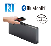 NFC搭載で簡単にBluetooth(R)の接続設定が可能