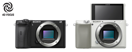 レンズ交換式デジタル一眼カメラ『α6600』（左） 『α6100』（右）