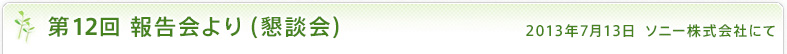 ��12��񍐉�i���k��j�@2013�N7��13���@�\�j�[������Ђɂ�