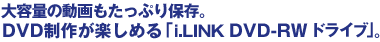��e�ʂ̓���������Ղ�ۑ��B�Ȃ��ł����Ɏg����ui.Link DVD-RW�h���C�u�v