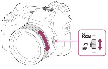 ヘルプガイド | ダイレクトマニュアルフォーカス（DMF）