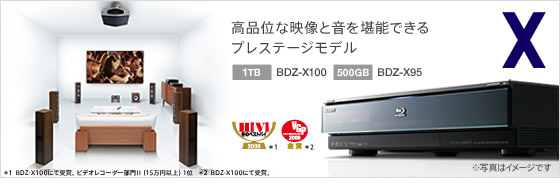 BDZ-X100 | ブルーレイディスクレコーダー | ソニー