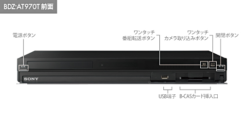 【ジャンク品】ブルーレイレコーダー ソニー SONY BDZ-AT970T