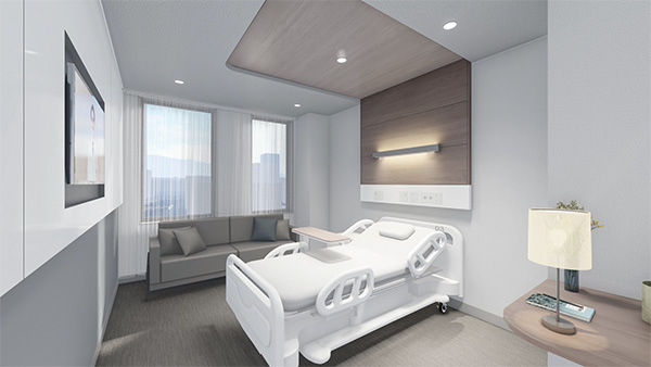 病室イメージ(パース)