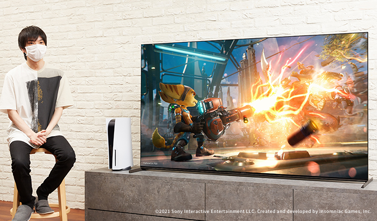 Bravia Xrならゲームをもっと楽しめる 世界は 一目で変わる あの人も実感 Bravia Xrの魅力 テレビ ブラビア ソニー