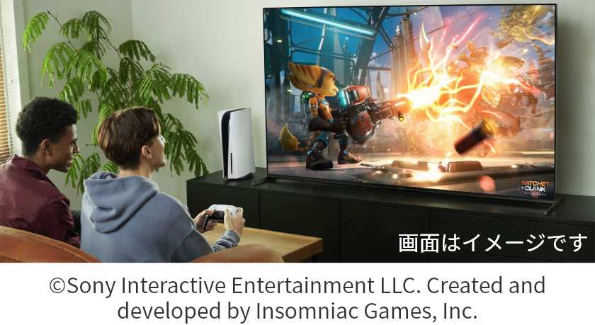 BRAVIA XR��PlayStation?5�̑g�ݍ��킹�C���[�W