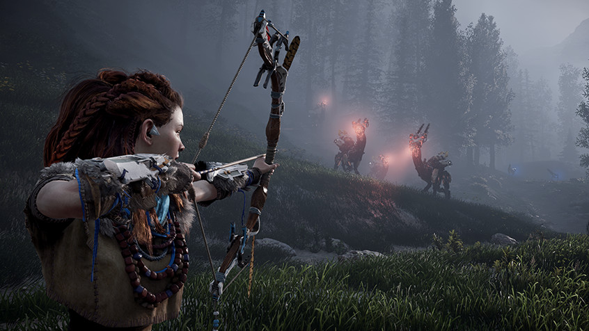 Bravia Z9d Horizon Zero Dawn ブラビア Z9dシリーズが実現する一歩先のゲーム体験 テレビ ブラビア ソニー