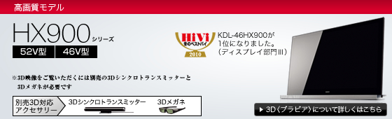 KDL-52HX900 | テレビ ブラビア | ソニー