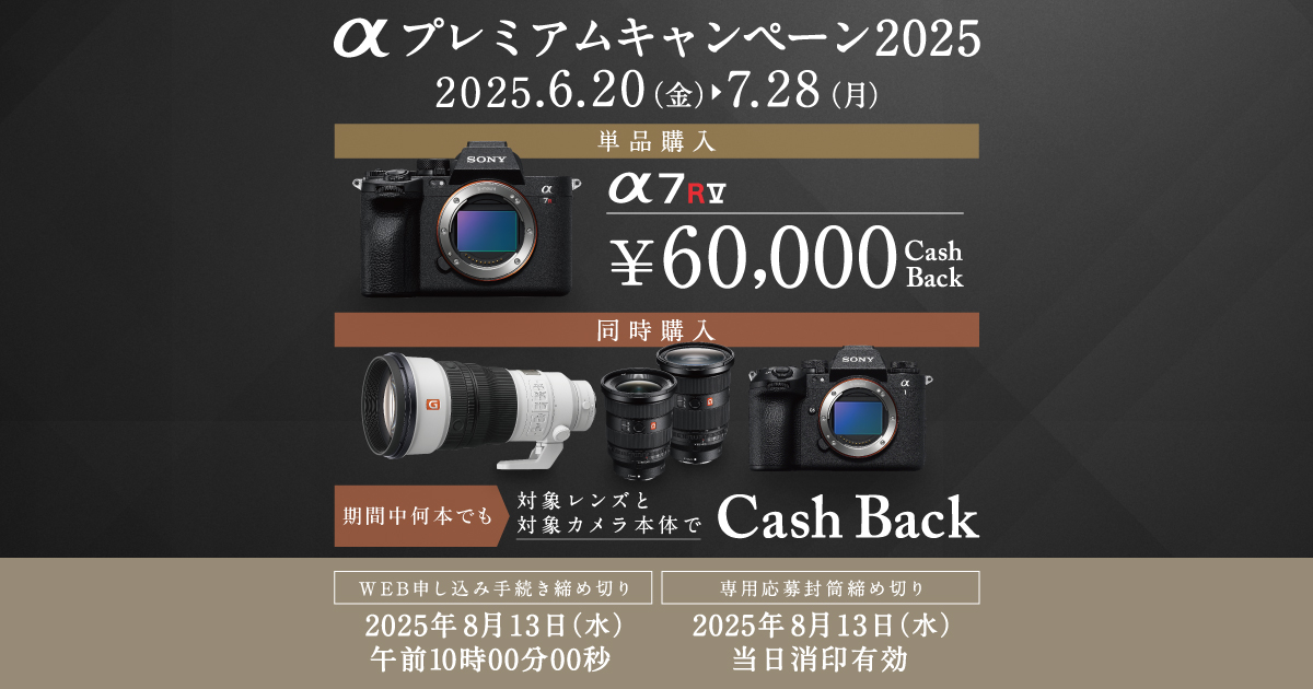 αプレミアムキャンペーン2025 | ソニー