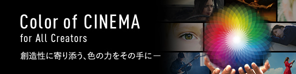 Color of cinema for all creators �n�����Ɋ��Y���A�F�̗͂����̎��