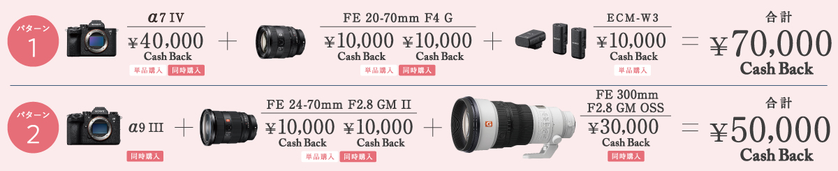 �L���b�V���o�b�N�p�^�[����̕\