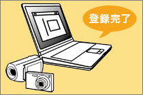 ���i�o�^��APlayMemories Home�ł���ɂ��y���݂��������܂��B