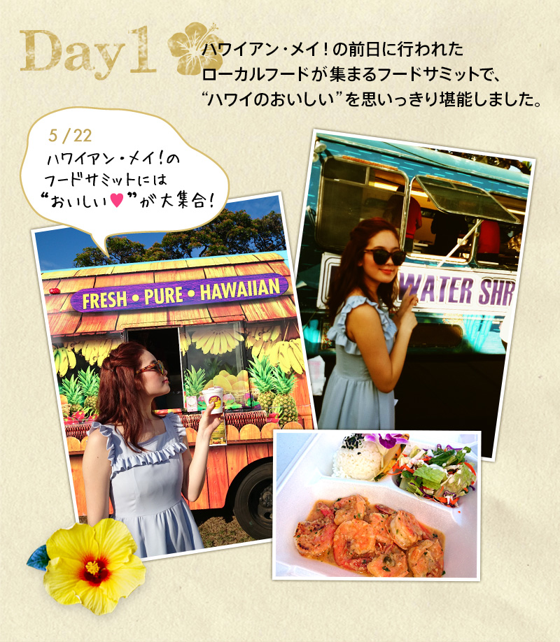 DAY1 �n���C�A���E���C�I�̑O���ɍs��ꂽ���[�J���t�[�h���W�܂�t�[�h�T�~�b�g�ŁA�g�n���C�̂��������h���v�������芬�\���܂����B�@5/22�u�n���C�A���E���C�I�̃t�[�h�T�~�b�g�ɂ́h���������h����W���I�v