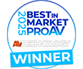 2025 BEST IN MARKET PROAV WINNER