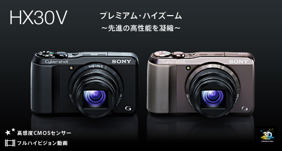DSC-HX30V | デジタルスチルカメラ Cyber-shot サイバーショット | ソニー