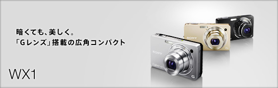 DSC-WX1 | デジタルスチルカメラ Cyber-shot サイバーショット | ソニー