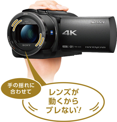 今選ぶなら、ソニーのブレない4K | デジタルビデオカメラ Handycam