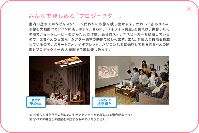 �݂�ȂŊy���߂�u�v���W�F�N�^�[�v