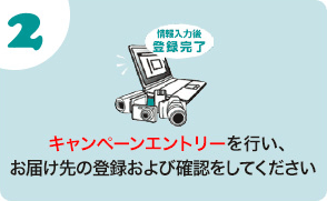 �L�����y�[���G���g���[���s���A���͂���̓o�^����ъm�F�����Ă�������