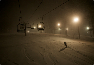 ナイターをロマンチックに撮影