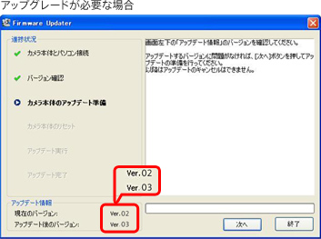 �A�b�v�O���[�h���K�v�ȏꍇ