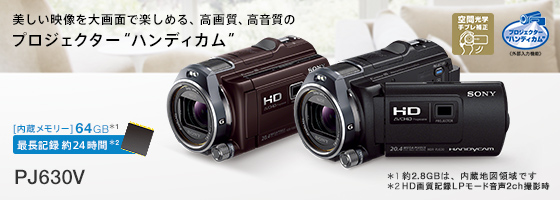 超目玉 SONY HDR-PJ630V ハンディカム - ビデオカメラ