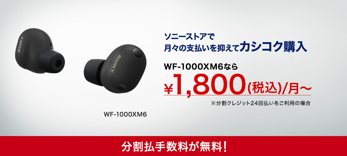 �\�j�[�X�g�A�Ō��X�̎x������}���ăJ�V�R�N�w�� WF-1000XM6�Ȃ猎�z1,800�~(�ō�)/���` �������N���W�b�g24�񕥂��������p�̏ꍇ �������萔���������I