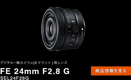FE 24mm F2.8 G 商品情報ページへ