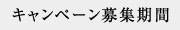 キャンペーン実施期間