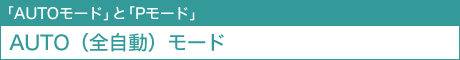 �uAUTO���[�h�v�@�ƁuP���[�h�v�^AUTO�i�S�����j���[�h