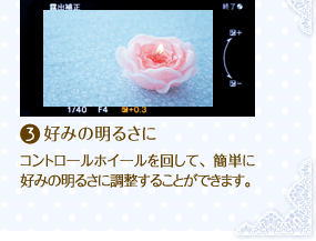 3.好みの明るさに