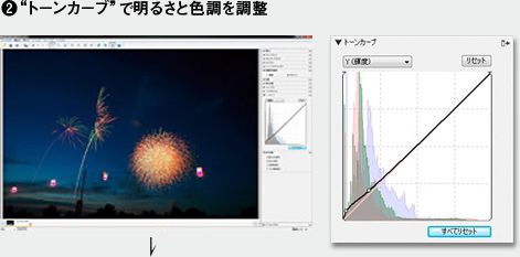 2.�g�[���J�[�u�̃O���t�𒲐�