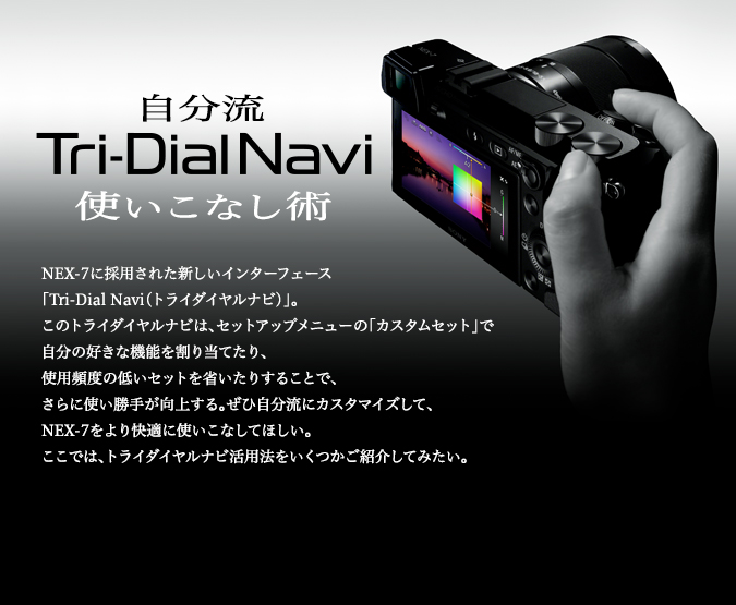 自分流 Tri-DialNavi 使いこなし術