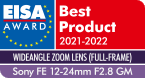 EISA WIDEANGLE ZOOM LENS（FULL-FRAME）2021-2022 FE 12-24mm F2.8 GM（SEL1224GM）