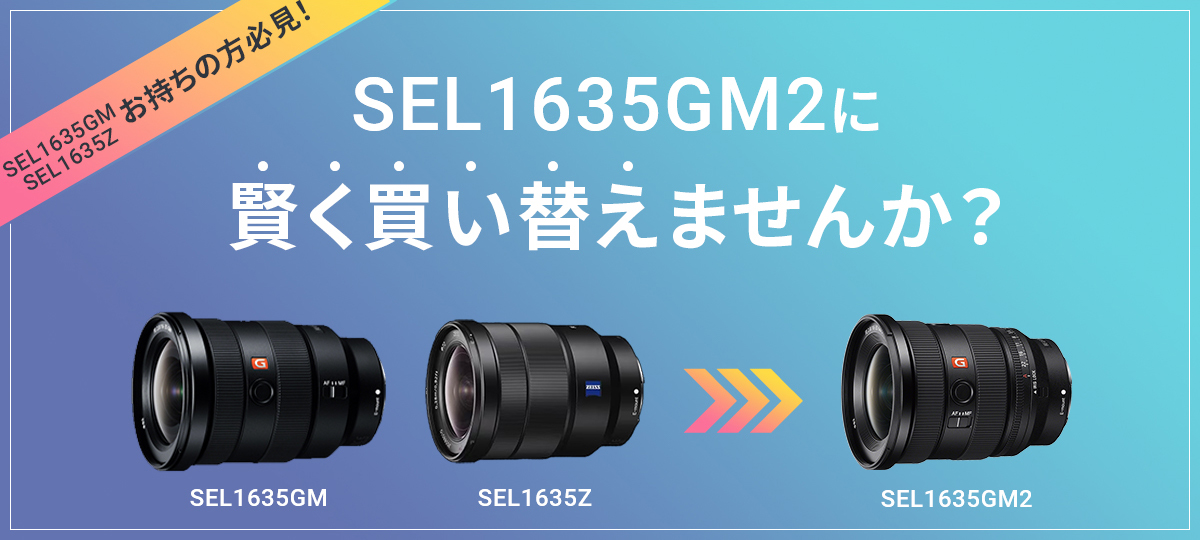 SEL1635GM2買い替え