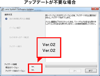�A�b�v�f�[�g���s�v�ȏꍇ