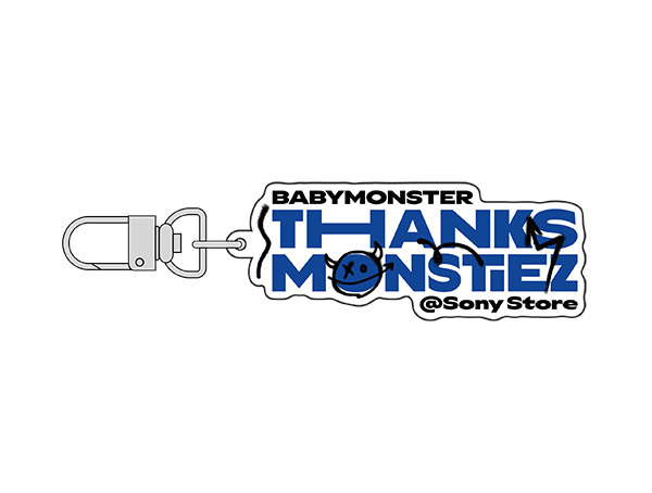 BABYMONSTER “THANKS MONSTIEZ” @Sony Store「アクリルチャーム（モチーフ・ロゴ）」 CC-CHM/LOGOA/BM